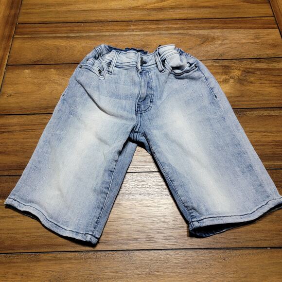 Buffalo David Bitton Toddler Boys Denim Shorts w/ Adjustable Waist - Size 2T - Picture 1 of 4